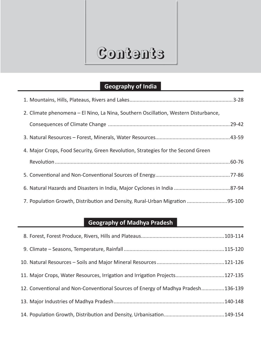 DRISHTI IAS MPPSC Books, Prelims Practice Series, Geography of India & Madhya Pradesh, 2nd Edition Revised & Updated, As per Latest Syllabus, For MPPSC & Other Competitive Exams