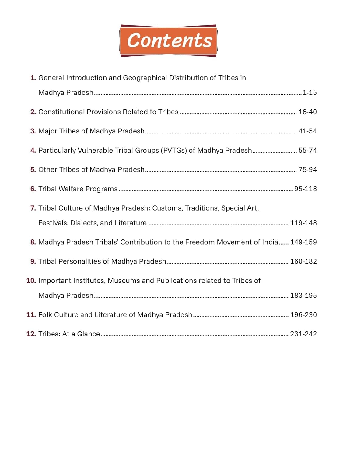 DRISHTI IAS MPPSC Prelims Success Series PSS-III, Tribes of Madhya Pradesh – Heritage, Folk Culture and Folk Literature, Based on Updated Syllabus, For MPPSC Prelims