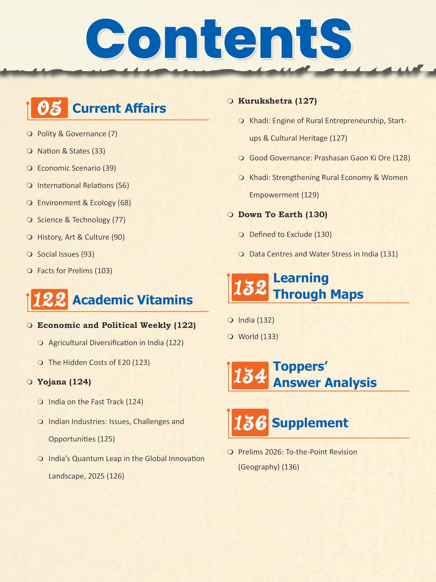 Drishti IAS Current Affairs Today February 2026, English Medium, Prelims 2026 To-the-Point Revision Geography, Monthly Magazine
