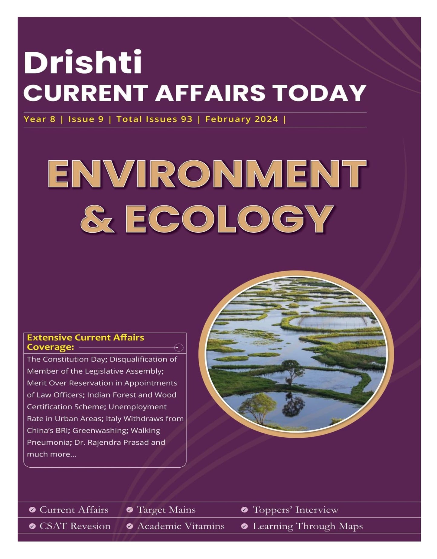 Current Affairs Today February 2024 English Drishti Publications