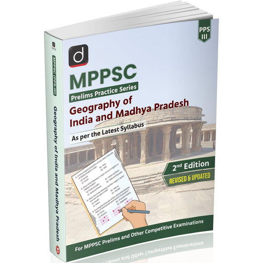 DRISHTI IAS MPPSC Books, Prelims Practice Series, Geography of India & Madhya Pradesh, 2nd Edition Revised & Updated, As per Latest Syllabus, For MPPSC & Other Competitive Exams