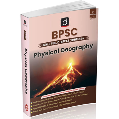 DRISHTI IAS BPSC Physical Geography 1st Edition, Bihar Public Service Commission Exam Book, Comprehensive Physical Geography Concepts with Previous Years’ Questions, Useful for BPSC Prelims