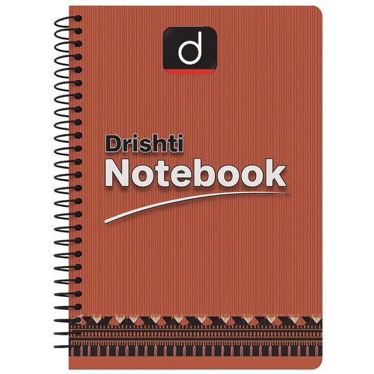DRISHTI IAS UPSC Answer Writing Sheets, 280 Pages, Spiral Notebook, A4 Size, Blank with Pre-Printed Margin for Practice, 70 GSM Thick Paper