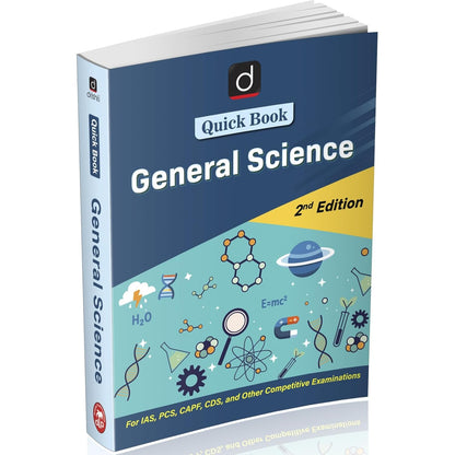 DRISHTI IAS Quick Book General Science 2nd Edition, English Medium, Complete Guide for IAS, PCS, CAPF, CDS & Competitive Exams