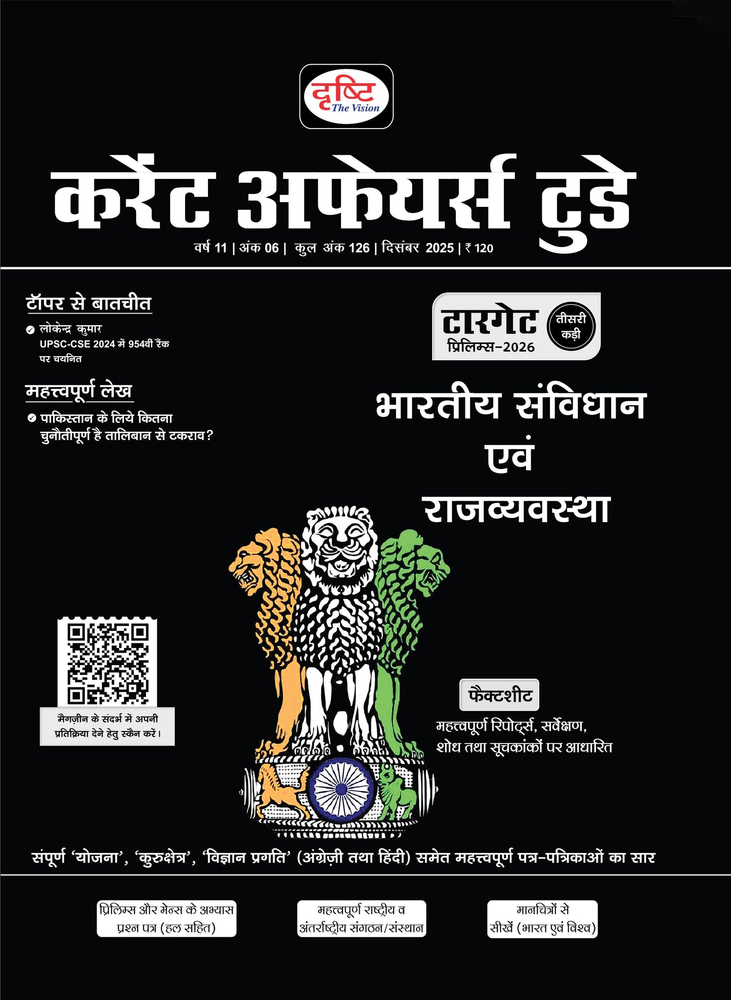Drishti IAS Current Affairs Today December 2025, Hindi Medium, UPSC CSE Mains 2025 GS, Indian Constitution & Polity