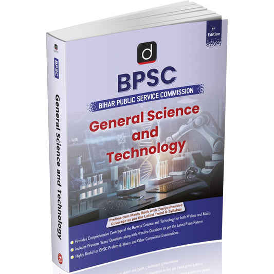 DRISHTI IAS BPSC General Science and Technology for Prelims & Mains, Comprehensive Coverage as per Latest Syllabus