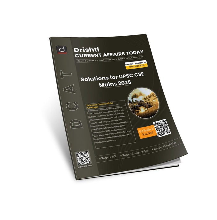 Drishti Current Affairs Today October 2025, English Medium, Practice-Based Current Affairs for UPSC CSE Mains