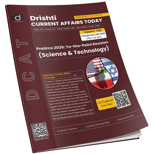 DRISHTI IAS Current Affairs Today May 2026, Science & Technology, English Medium, Prelims 2026 To-the-Point Revision, Toppers Talk Pranjal Rai (AIR-250) UPSC CSE 2026