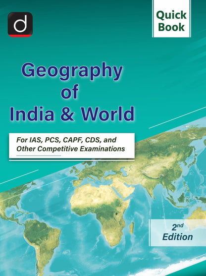 DRISTI IAS Quick Book Geography of India & World, 2nd Edition, For IAS, PCS, CAPF, CDS & Other Competitive Exams