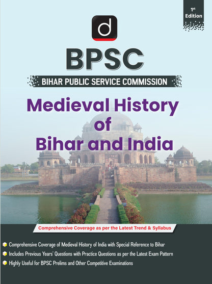 DRISHTI IAS BPSC Medieval History of Bihar and India, Comprehensive Guide as per Latest Syllabus, Includes Previous Years’ Questions