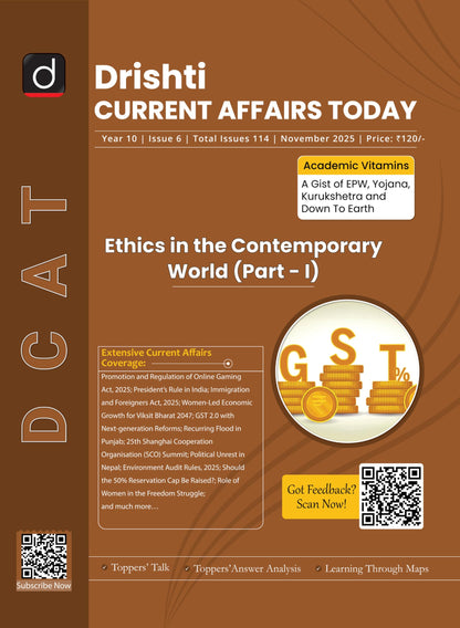 DRISHTI IAS, Current Affairs Today, November 2025, Ethics in the Contemporary World Part I, English