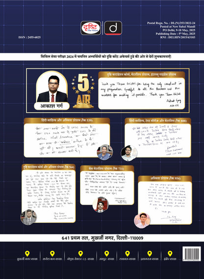 Drishti IAS Current Affairs Today – June 2025, Hindi Medium, UPSC CSE Preparation Magazine, Prelims & Mains Practice Questions