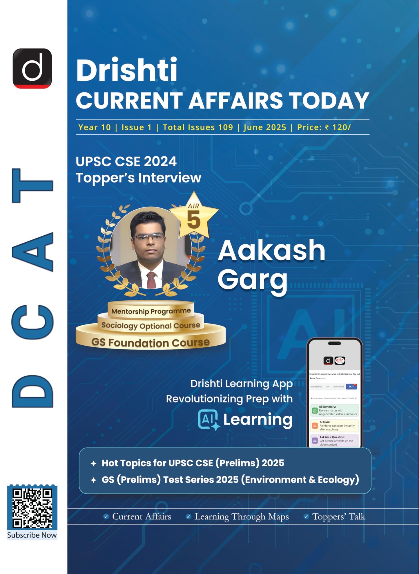 Drishti IAS Current Affairs Today, June 2025, UPSC CSE Prelims & Mains, English Medium, Monthly Magazine, Latest Current Affairs & GS Preparation