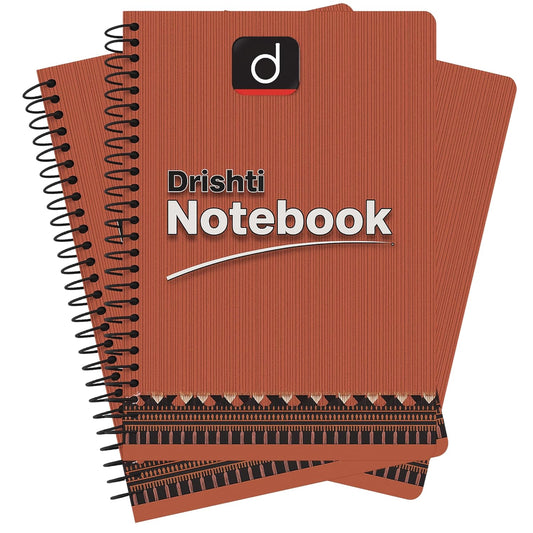 DRISHTI IAS UPSC Answer Writing Sheets, 280 Pages Per Notebook, Pack of 3, Spiral Notebook, A4 Size, Blank with Pre-Printed Margin for Practice, 70 ... Paper, For State PCS, other Competitive Exams