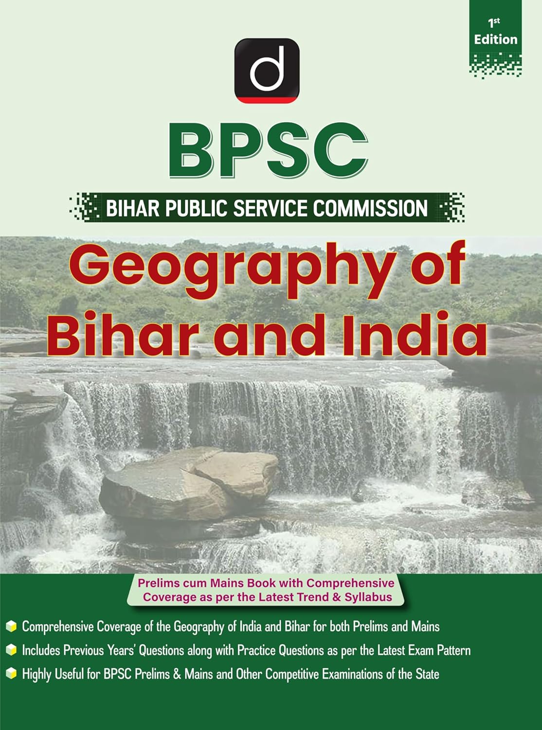 DRISHTI IAS BPSC Geography of Bihar and India Book, Prelims & Mains Complete Study Guide with Previous Year Questions, Latest Syllabus Based