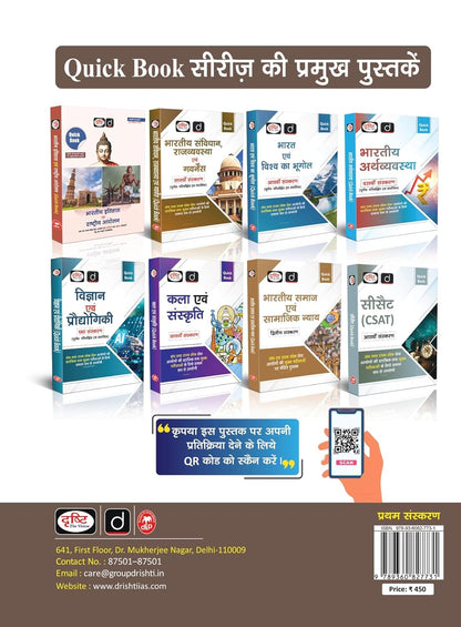 DRISHTI IAS HCS Bharat Ka Itihas evam Rashtriya Andolan & Bharatiya Sanskriti, GS Paper 1, 400+ MCQs