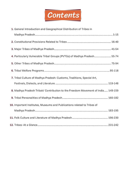DRISHTI IAS MPPSC Prelims Success Series PSS-III, Tribes of Madhya Pradesh – Heritage, Folk Culture and Folk Literature, Based on Updated Syllabus, For MPPSC Prelims