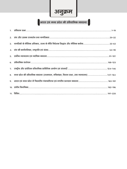 DRISHTI IAS MPPSC Prelims Practice Series: Indian Constitution & Madhya Pradesh Constitution, Hindi Medium, 1200+ Objective Questions with Explanations