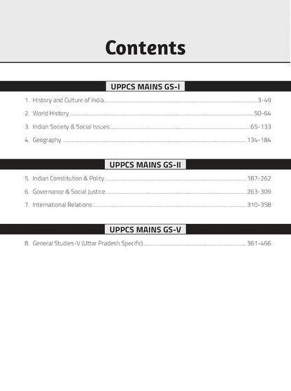 DRISHTI IAS UPPCS Mains Capsule Series-I, General Studies GS-I, GS-II & GS-V, English Medium, 2nd Edition, Comprehensive Coverage with PYQs & Practice ... Uttar Pradesh PCS Main Examination Guide