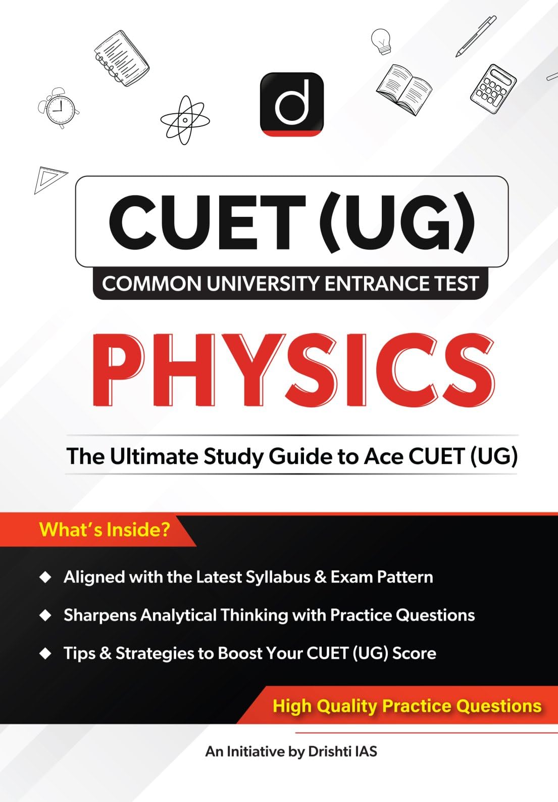 CUET (UG) Physics Domain Study Guide | Entrance Exam book [Paperback] [Jun 29, 2025] Team Drishti