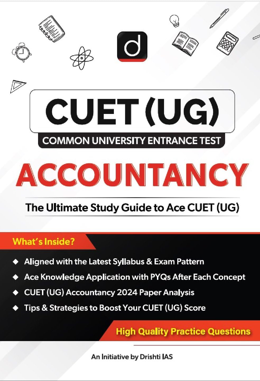CUET (UG) Accountancy Study Guide | Entrance Exam Book [Paperback] [Jun 30, 2025] Team Drishti