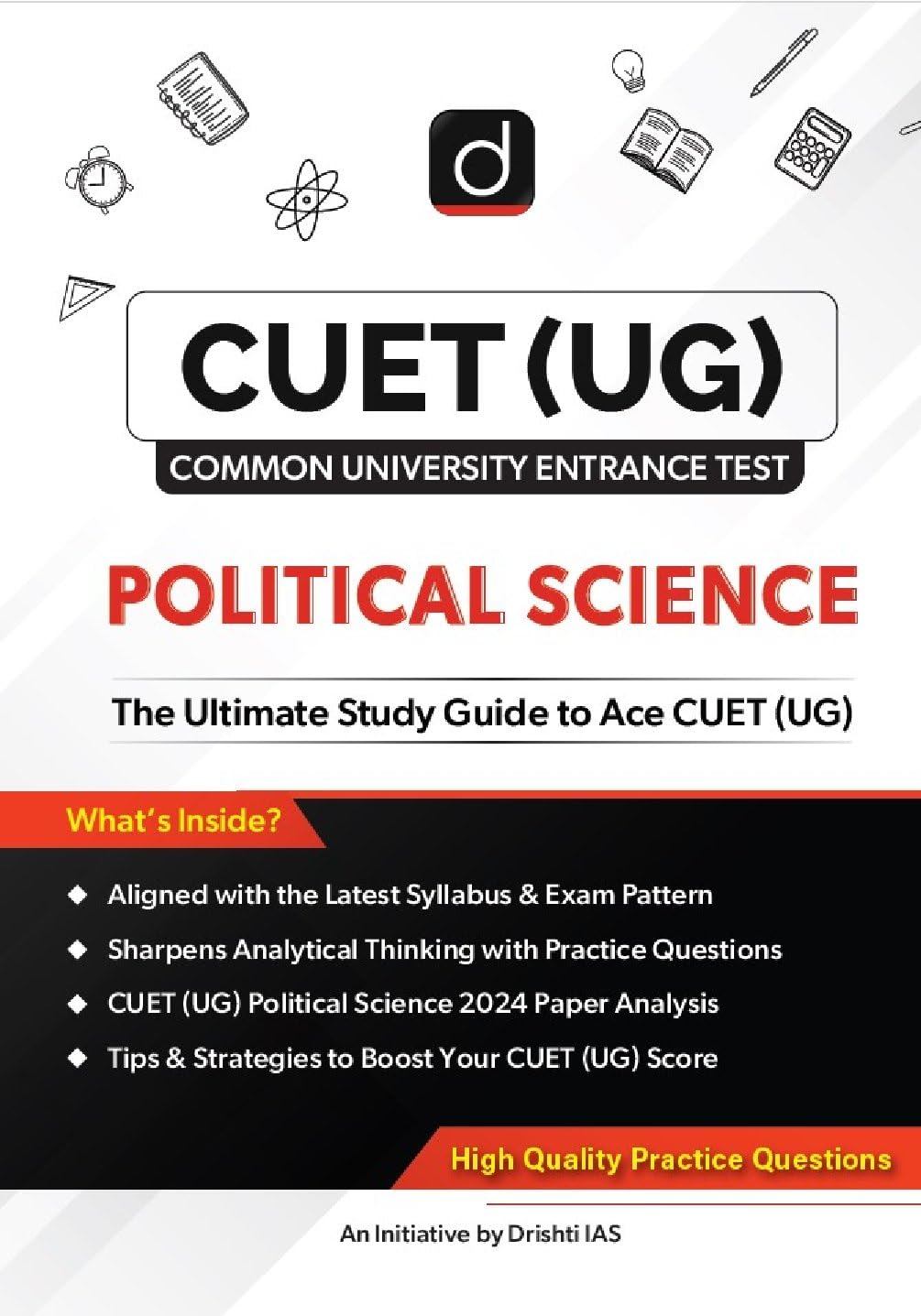CUET (UG) Political Science Domain Study Guide | Entrance Exam [Paperback] [Jun 25, 2025] Team Drishti
