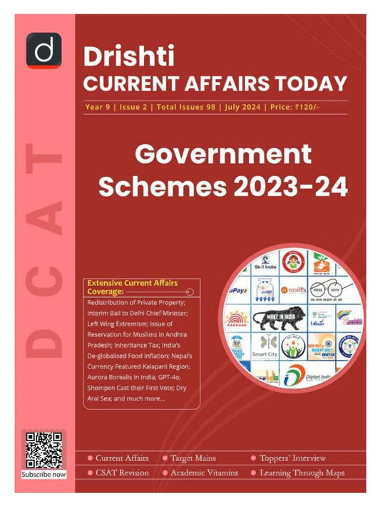 Current Affairs Today English July 2024 Drishti Publications