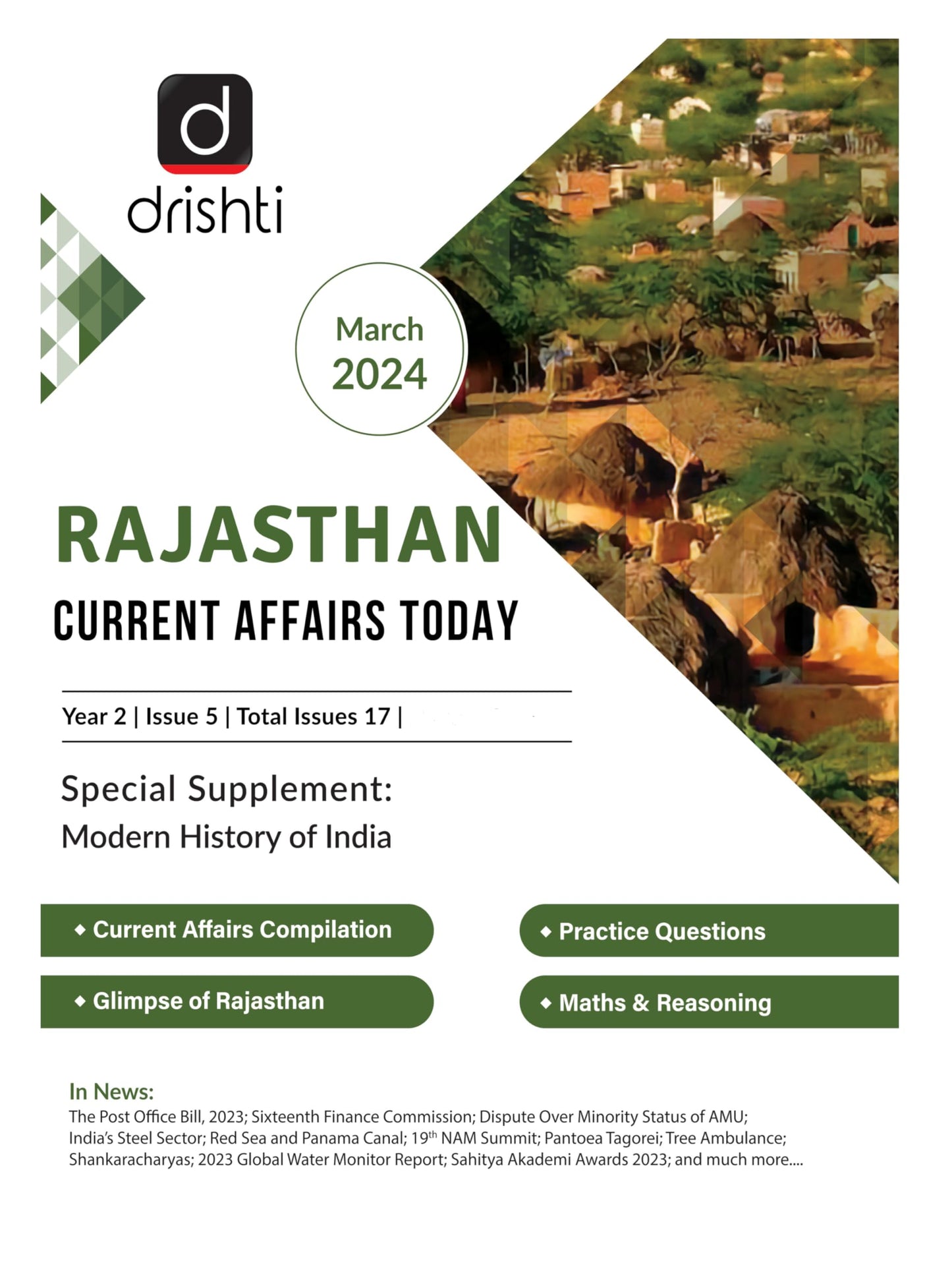 RAS Current Affairs Today March 2024 English [Paperback]