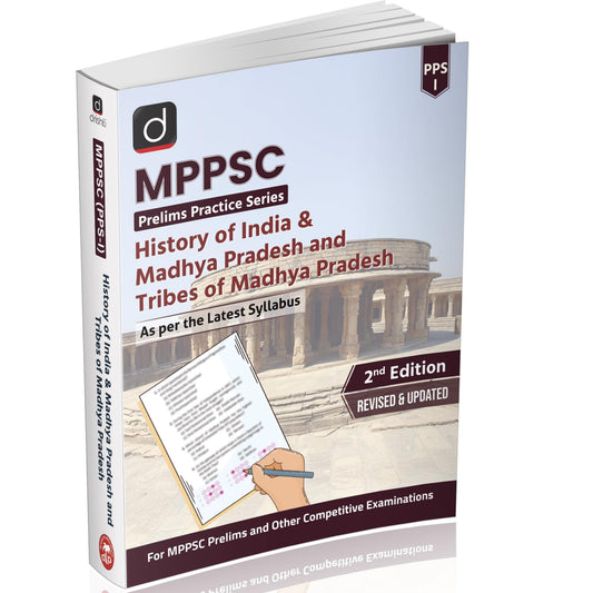 Drishti IAS MPPSC Books, Prelims Practice Series, History of India & Madhya Pradesh and Tribes of Madhya Pradesh, As Per Latest Syllabus, 2nd Edition, ... For MPPSC Prelims & Other Competitive Exams [Paperback] [Nov 26, 2025] Drishti Publications