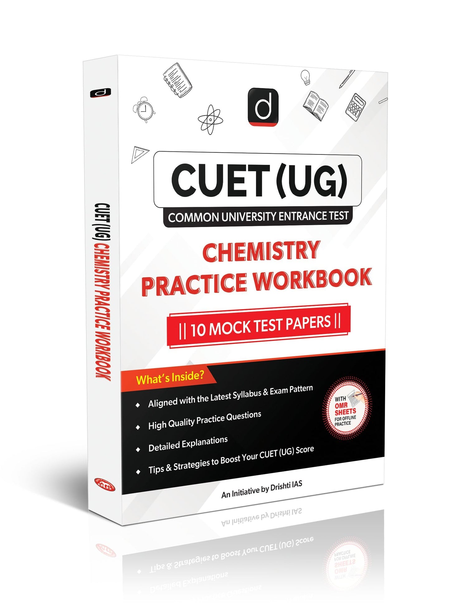 CUET (UG) Chemistry Practice Workbook | Entrance Exam [Paperback] [Jun 26, 2025] Team Drishti