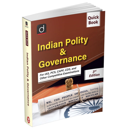 Drishti Indian Polity & Governance Quick Book 3rd Edition, For IAS, PCS, CAPF, CDS & Other Competitive Exams, Latest Updated Guide for Civil Services [Paperback] [Oct 06, 2025] Drishti Publications