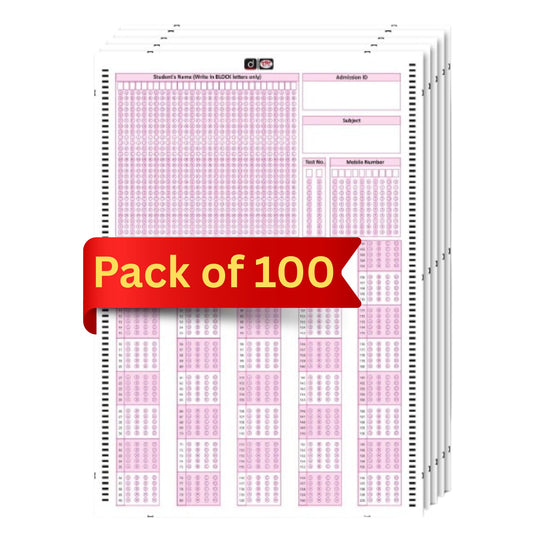 Drishti IAS OMR Sheets For Practice and Time Management, Master Time & Accuracy – 100 OMR Sheets for 200 MCQs Practice [Paperback Bunko] [Aug 06, 2025] Drishti Publications