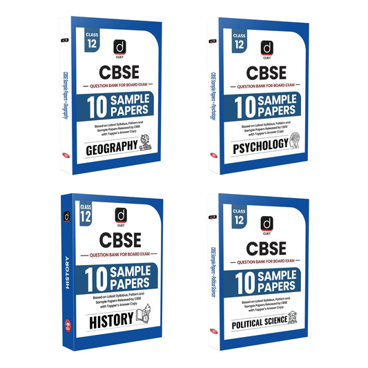 Drishti IAS CBSE Class 12 Sample Paper 2026, Combo Set of 4 Books, English Medium, Geography, History, Political Science & Psychology, Board Exam ... & Sample Papers, With Toppers’ Answer Copy [Paperback] [Nov 26, 2025] Drishti Publications