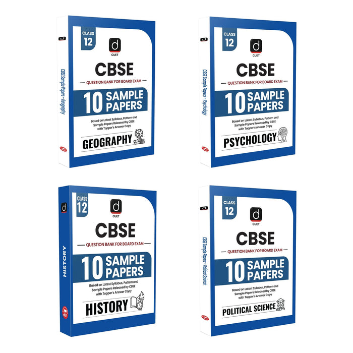 Drishti IAS CBSE Class 12 Sample Paper 2026, Combo Set of 4 Books, English Medium, Geography, History, Political Science & Psychology, Board Exam ... & Sample Papers, With Toppers’ Answer Copy [Paperback] [Nov 26, 2025] Drishti Publications