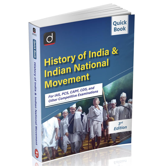 DRISHTI UPSC Books 2025, History of India & Indian National Movement Quick Book 3rd Edition, For IAS, PCS, CAPF, CDS & Other Competitive Exams, Updated Study Guide [Paperback] [Oct 10, 2025] Drishti Publications