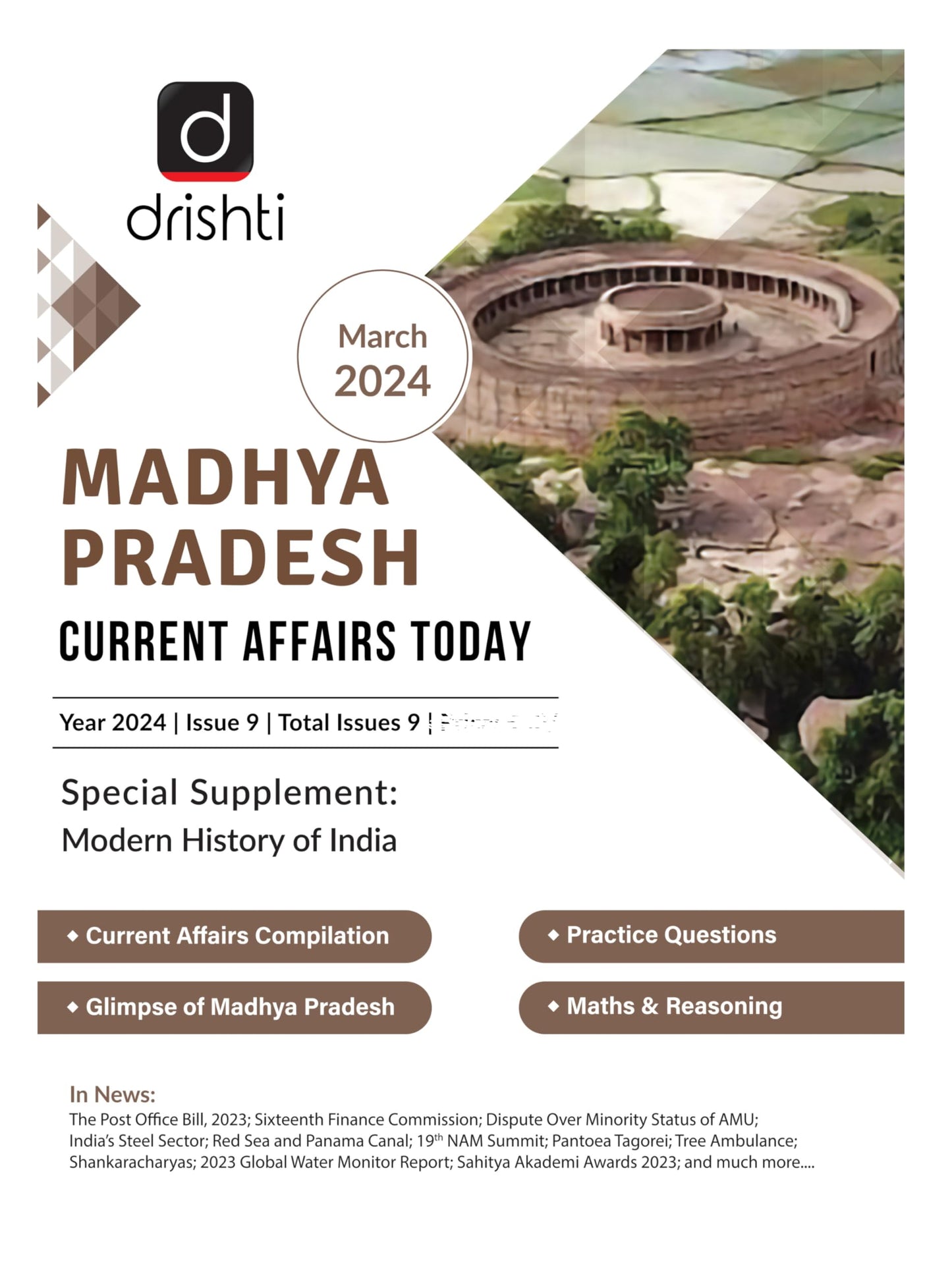 MP PSC Current Affairs Today March 2024 English [Perfect Paperback]