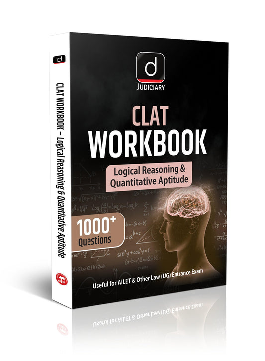 CLAT Workbook - Logical Reasoning & Quantitative Aptitude | Law Entrance Exam [Paperback] [Jun 29, 2025] Team Drishti
