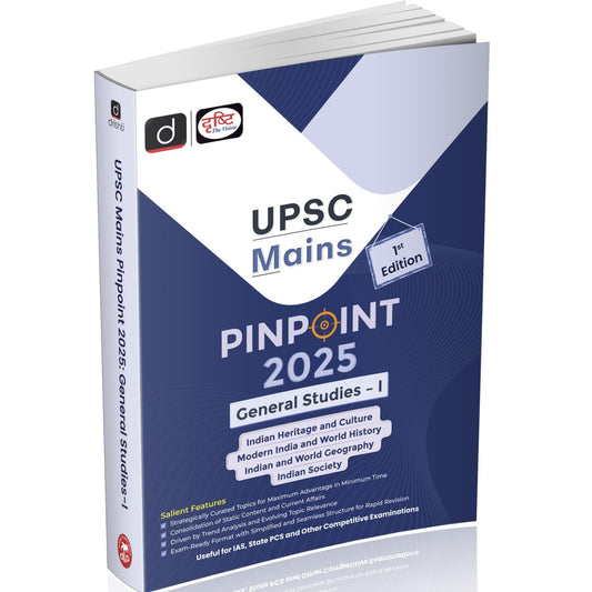 UPSC Mains Pinpoint 2025: General Studies I, Civil Service Exam Book for UPSC Mains 2025 [Paperback] [Jul 09, 2025] Team Drishti