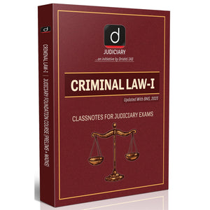 DRISHTI IAS Law Books Criminal Law – I Class Notes, Updated as per Bharatiya Nyaya Sanhita (BNS) 2023, Judiciary Foundation Course (Pre + Mains) [Paperback]
