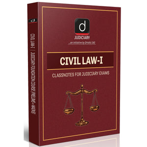 DRISHTI IAS Law Books, Civil Law – I, Classnotes for Judiciary Exams, Judiciary Foundation Course (Prelims + Mains), For Civil Judge, APO, ADA & Law Competitive Exams [Paperback] [Nov 10, 2025] Drishti Publications