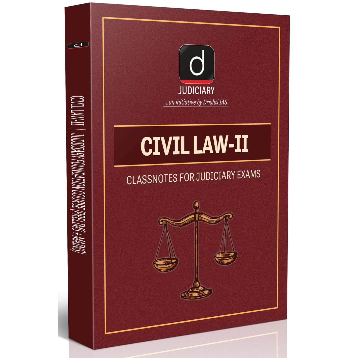 Drishti IAS Civil Law–II, Judiciary English Class Notes for Judicial Services Preparation, Civil Law Detailed Theory & Concepts, For All State Judiciary Exams [Paperback] [Dec 02, 2025] Drishti Publications