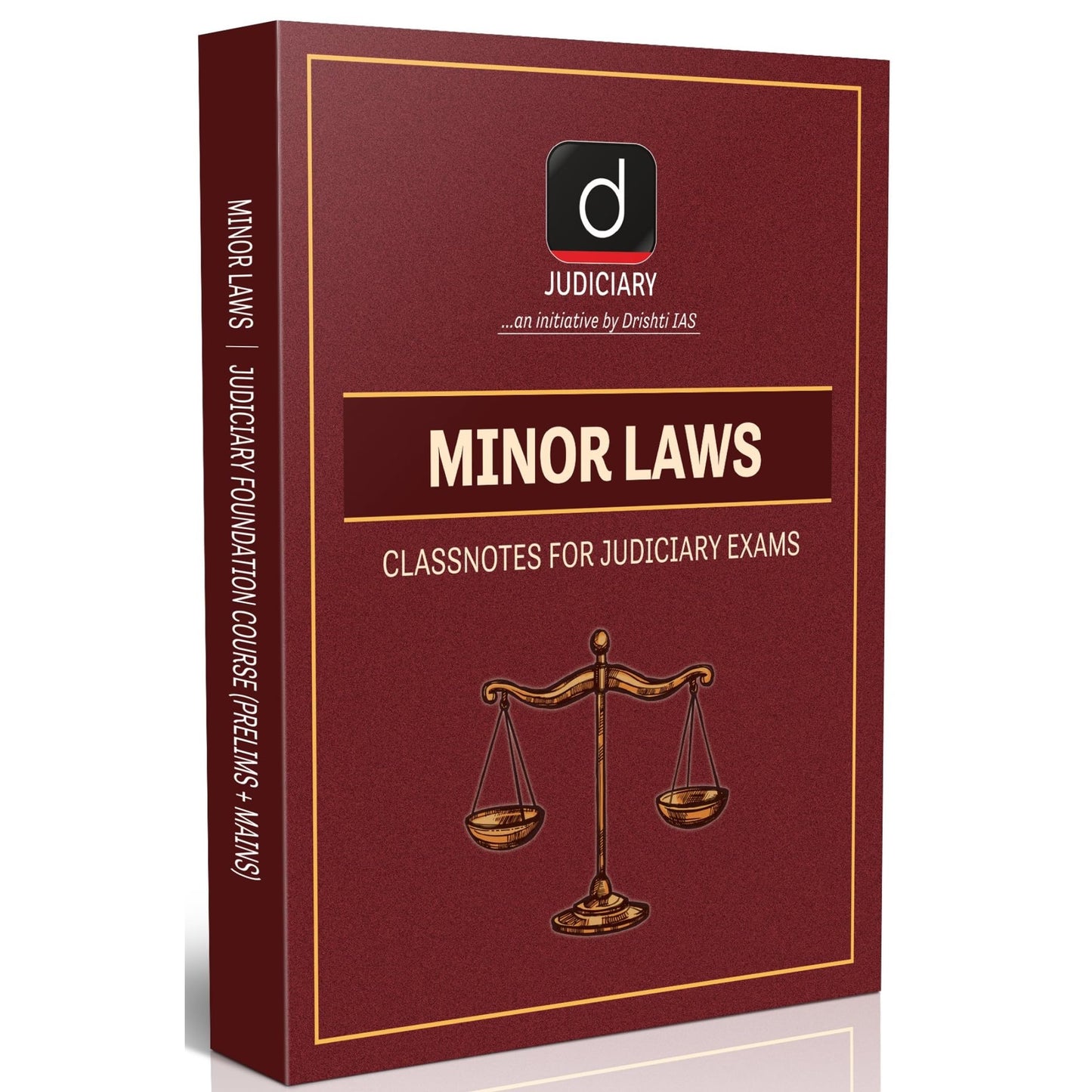 DRISHTI IAS Minor Laws – Judiciary Class Notes, Comprehensive Study Material for Judicial Service Exams Prelims + Mains, Updated Edition, Law Books for Judiciary Exam Preparation 2025 [Paperback Bunko] [Nov 11, 2025] Drishti Publications