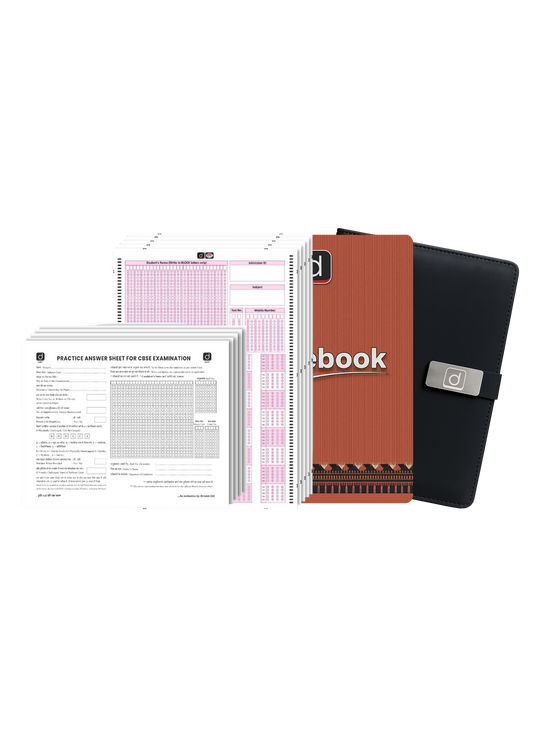 Drishti IAS Stationery Pack (10 Answer Sheets, 1 Notebook, 1 Diary and 100 Omr Sheets)